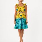 Shauna Yellow and Aqua
